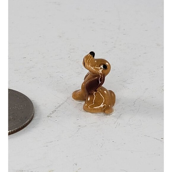 Hagen Renaker Mini Hound Puppy Dog Miniature Figurine A-473 Bassett Beagle - Picture 1 of 6